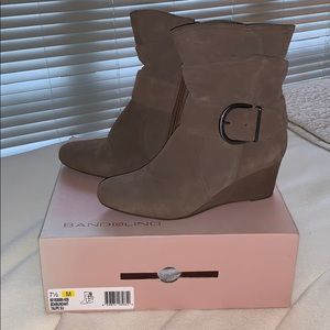 Bandolino Taupe Wedge Boot